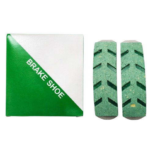 Wholesale BRAKESHOE GREEN CUT 110MM (119) - Low Speed Scooty & EV Parts UP East