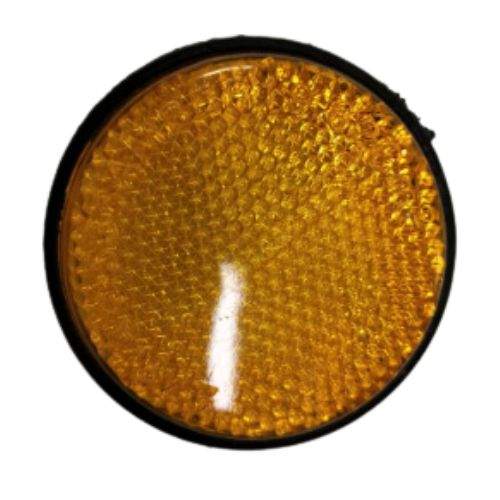 Wholesale REFLECTOR [ROUND YELLOW] (274) - Low Speed Scooty & EV Parts UP East