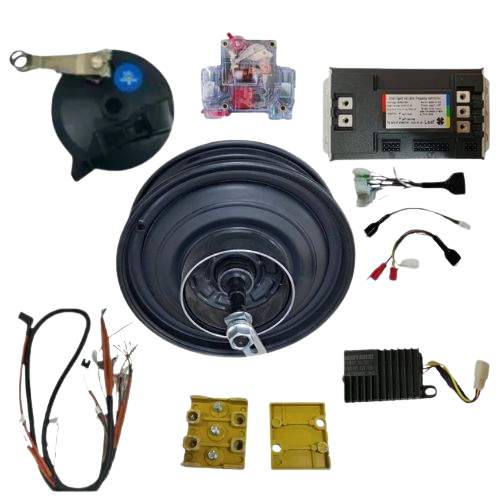 Wholesale 10INCH 1000W DRUM EV CONVERSION KIT 7P (276) - Low Speed Scooty & EV Parts UP East