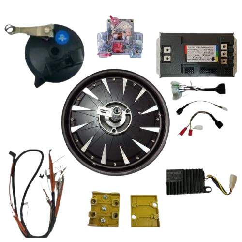 Wholesale 12INCH 1000W DISC EV CONVERSION KIT 7P (277) - Low Speed Scooty & EV Parts UP East