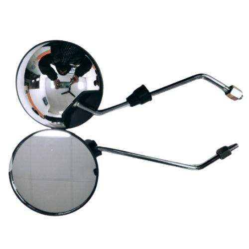 Wholesale MIRROR CHROME ROUND (279) - Low Speed Scooty & EV Parts UP East
