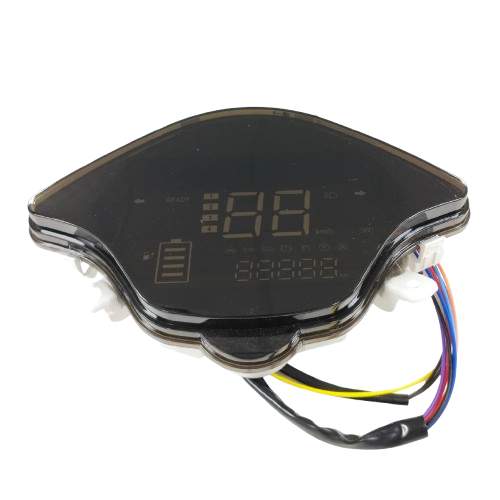 Wholesale SPEEDOMETER [LED VSP GOL BLK] (327) - Low Speed Scooty & EV Parts UP East